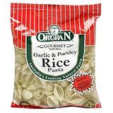 OrgraN Garlic & Parsley Rice Pasta, Shells, 8.8-Ounce Packages (Pack of 9)