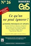 Ce qu'on ne peut ignorer ! : Activit�...