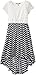 Speechless Big Girls' Lace to Chevron High Low Dress