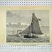 1881 Antique Print Ship Old Margate Hoy Sailing Sea