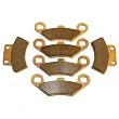 1995-1998 Polaris 400 Xplorer L 4x4 Front & Rear Sintered Brake Pads