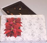 Scott's Cakes 1/2 lb. Dark Chocolate Almond Bark in a Poinsettia Box