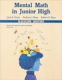 Mental Math in Junior High / Grades 7-9