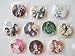 10 TV Animation Pandora Hearts & Characters Plastic Button Set ~1.75