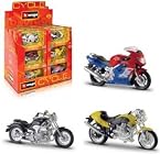 Bburago 18 Pcs Motor Cycle Dispenser (Assorted)