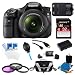 Sony SLT-A58K A58 A58K SLTA58K Digital SLR Kit with 18-55mm Lens, SAL 55-300 Zoom Lens, 20.1MP SLR Camera with 3-Inch LCD Screen (Black) Ultimate Bundle with 32GB Card, Gadget Bag, Spare Battery, Filter Kit, SD Card Reader, 6ft. Micro HDMI Cable + More!