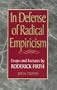 In Defense of Radical Empiricalism