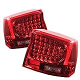 05-08 Dodge Charger Lead Taillights - Red & Clear 