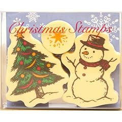 Weihnachten Stempel-Set 3 St�ck Schneemann Christbaum
