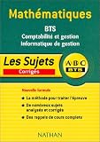 Math�matiques, BTS Comptabilit� et gestion et Informatique de gestion