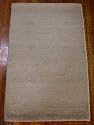 2x3 Ivory Persian Hand Knotted Wool Gabbeh Rug