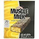 CytoSport Muscle Milk Bar, Vanilla Toffee Crunch,  73g Bars, Eight-Count Box