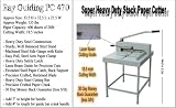 Super Heavy Duty Guillotine Stack PAPER CUTTER w/ Stand, 18.5 inch cutting width
