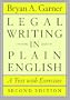 Legal Writing in Plain English, Second Edition: A Text with Exercises