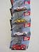 Hot Wheels Speed Racer 4-Pack. Mach 5, Yellow Racer X, Mach 6 and the Super Hard to Find Red Mach 4. Each car comes with a snap on battle accessory that may vary on each packaged car. Also included is a mini poster featuring other speed racer cars. Mattel 4 Pack. These are specially designed light weight cars and are the only Hotwheels cars that will work on the Speed Racer Race Track Sets.