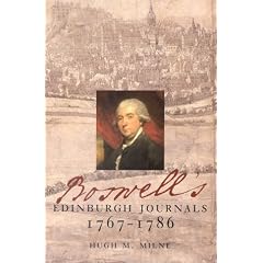 Boswell's Edinburgh Journals 1767-1786 (Taschenbuch)