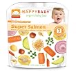 HAPPYBABY Organic Baby Food, Stage 3, Super Salmon, 4 Ounce Pouch (Pack of 16)