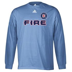 Chicago Fire adidas Light Blue Long Sleeve T-Shirt