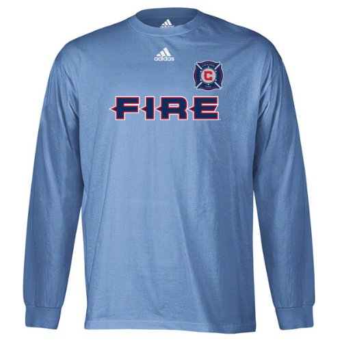 Chicago Fire adidas Light Blue Long Sleeve T-Shirt