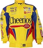 Bobby Labonte #43 Blue/Yellow Cotton Twill Jacket