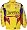 Bobby Labonte #43 Blue/Yellow Cotton Twill Jacket - X-Large