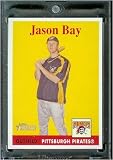 2007 Topps Heritage Baseball Card # 52 Jason Bay Pittsburgh Pirates - Mint Condition - In Protective Display Case