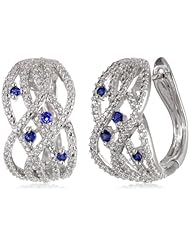 Sterling Silver Gemstone Pin Earrings