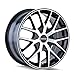 TOUREN TR60 (3260) BLACK/MACHINED FACE/BLACK RING 17X7.5 5-108/5-114.3 42MM 72.62MM