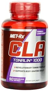 MET-Rx CLA-Tonalin 1000 Diet Supplement Capsules, 90 Count