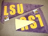 Louisiana State LSU Fighting Tigers Plush Pennant Area Rug / Floor Mat