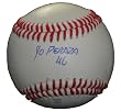 Yosbany Peraza Autographed ROLB Baseball, Team Cuba, World Baseball Classic, Proof Photo