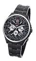Accurist Skymaster MB755B Gents Black Ip Chronograph Bracelet Watch