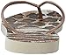 Havaianas Women's Slim Animals Flip Flop Sandal, Beige/Rose Gold, 9/10 M US
