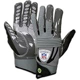 Reebok Velocity Padded Receiver Glove - Men's ( sz. L, Grey )