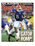 Sporting News Magazine January 15, 2007 - Gator Romp! Percy Harvin and Florida fly past Ohio Sta... Photographic Poster Print, 12x16