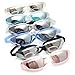 Rain Alley Swim Goggles. Swimming Goggles with Protective Case, Nose Clip and Ear Plugs for Men Women Youth Kids, Pro Performance Adult Swim Goggle with Anti Fog Waterproof 100% UV Protection
