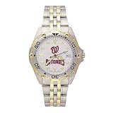 Washington Nationals MLB Men's All Star Watch with Stainless Steel Bracelet