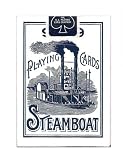 Steamboat Poker Playing Cards - Blue Deck