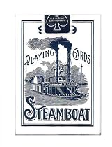 Steamboat Poker Playing Cards - Blue Deck