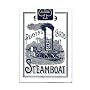 Steamboat Poker Playing Cards - Blue Deck