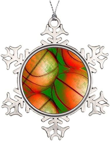 Tree Branch Decoration Coach Team Game Play Ball Indoor Christmas Decorations Basketba