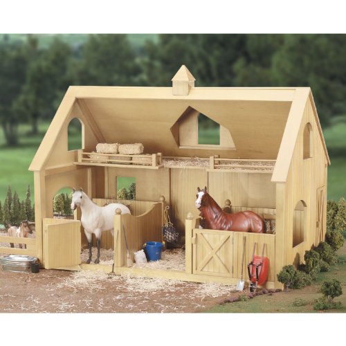Deluxe Wood Barn with Cupola Best Buy Action Figures Toys