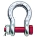 Crosby 1021165 S-2140 Bolt Type Alloy Anchor Shackle, Self-Colored, 55 Ton Working Load Limit, 2" Size