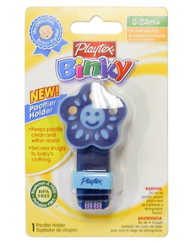 Click here for Playtex Baby Binky Pacifier Holder: Blue prices