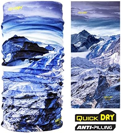 FSLP 3D Digital Print Quick Dry Magic Headscarves Absorb Sweat Scalf mountain