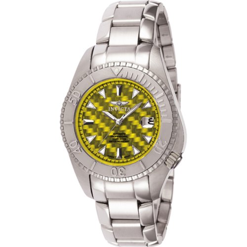 Invicta Men's 3358 II Collection Topissimo Automatic Yellow Carbon Fiber Dial Watch