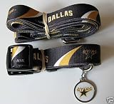 Dallas Stars Dog Pet Set Leash Collar ID Tag XS