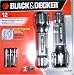 Black & Decker 12 LED Deluxe Aluminum Flashlight - Set of 2