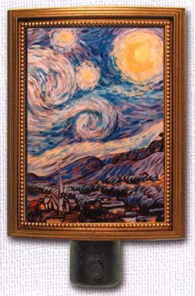 Starry Night by Van Gogh Nightlight--Fine Art Night Light