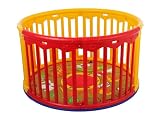 Best Price Dream On Me Circular Playard, Red/Yellow